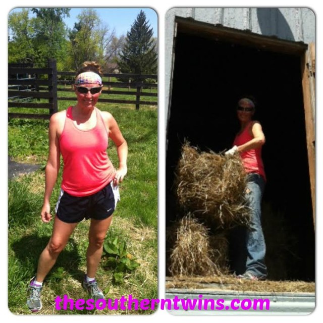 Running and Stacking Hay!