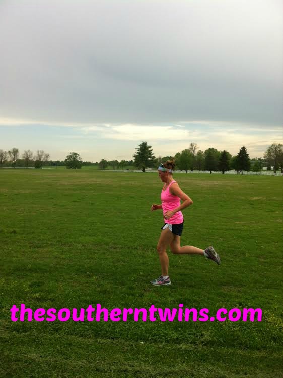 Running around the Polo Field